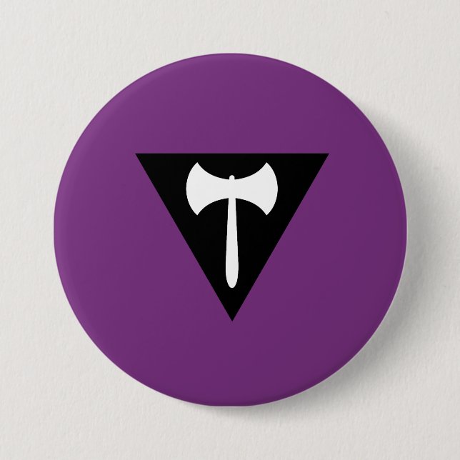 Lesbische Flagge Button (Vorderseite)