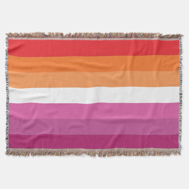 Lesbische Flagge Decke (Vorderseite)