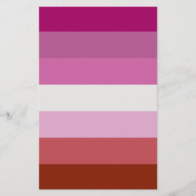 Lesbische Flagge Flyer (Vorne)