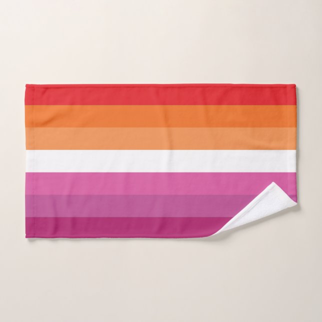 Lesbische Flagge Handtuch (Handtuch)