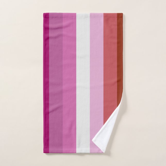 Lesbische Flagge Handtuch (Handtuch)