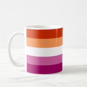 Lesbische Flagge Kaffeetasse