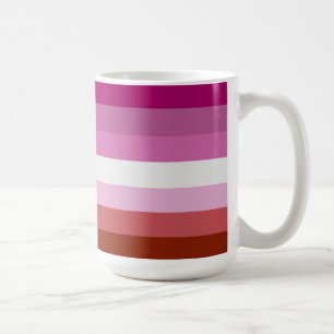 Lesbische Flagge Kaffeetasse