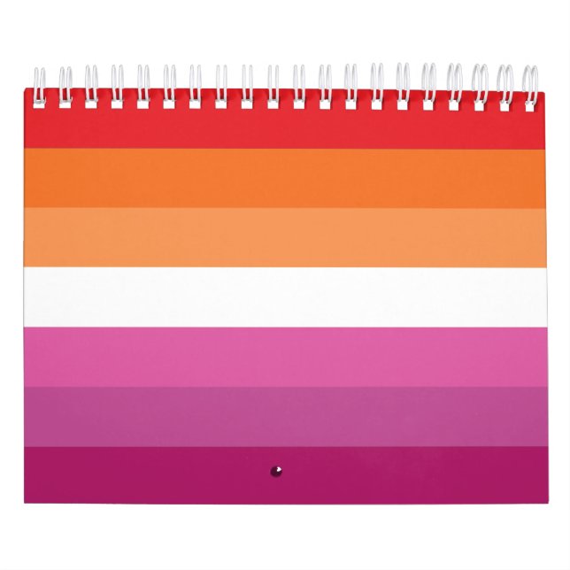 Lesbische Flagge Kalender (Titelbild)