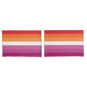 Lesbische Flagge Kissenbezug