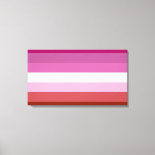 Lesbische Flagge Leinwanddruck