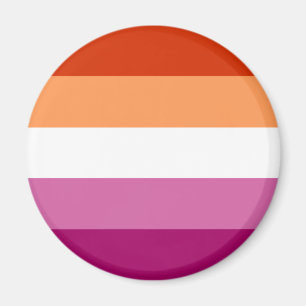 Lesbische Flagge LGBT Magnet