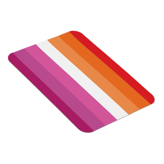 Lesbische Flagge Magnet (Rechte Seite)