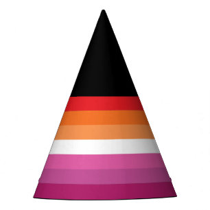 Lesbische Flagge Partyhütchen