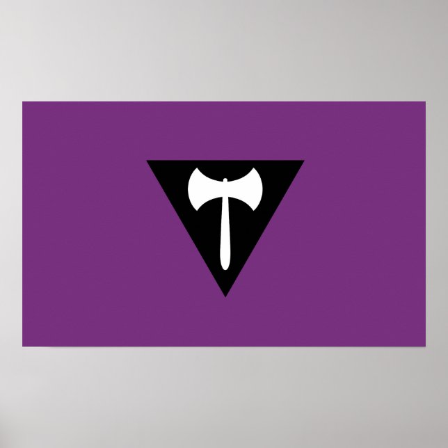 Lesbische Flagge Poster (Vorne)