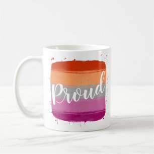Lesbische Flagge Pride Kaffeetasse