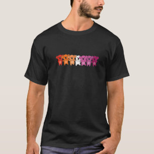 Lesbische Flagge Pride Lgbtq Koalas Niedlich Lesbi T-Shirt