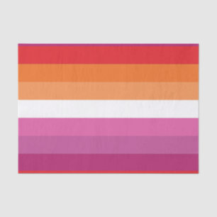 Lesbische Flagge Seidenpapier
