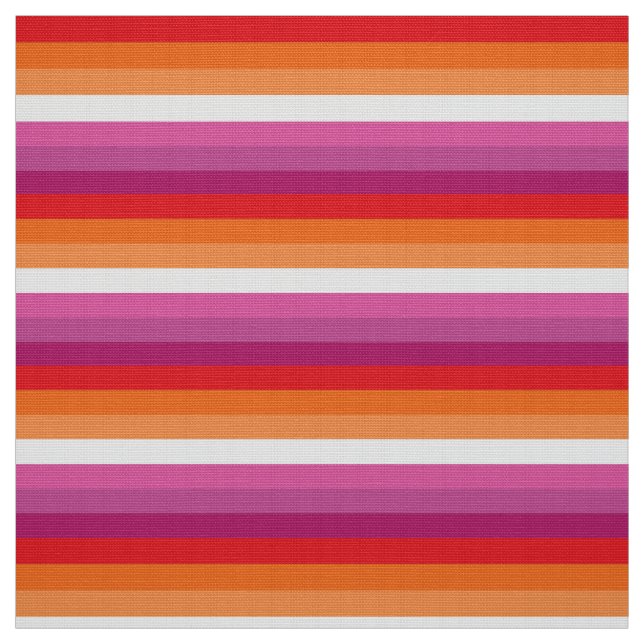 Lesbische Flagge Stoff (Muster)