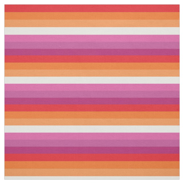 Lesbische Flagge Stoff (Muster)