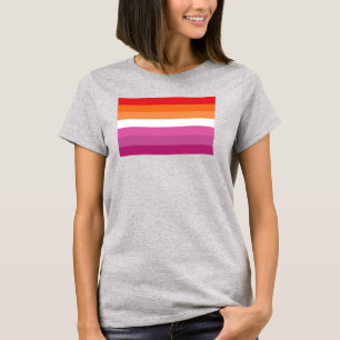 Lesbische Flagge T-Shirt
