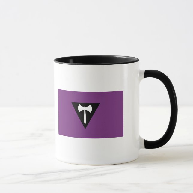 Lesbische Flagge Tasse (Rechts)