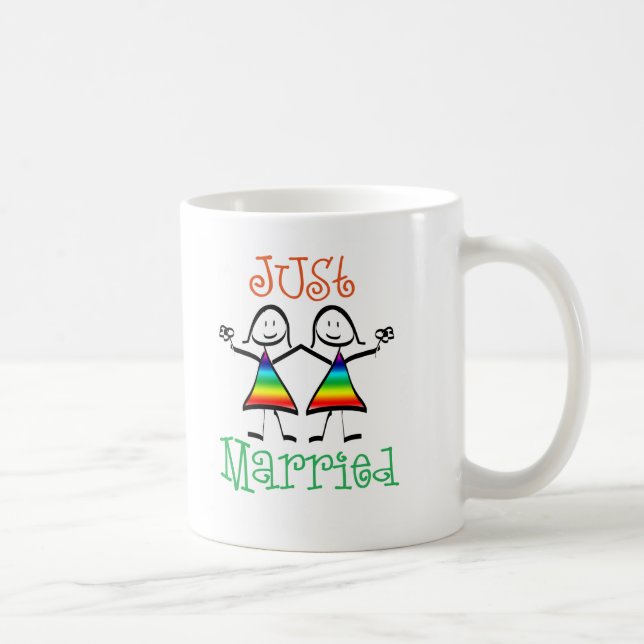 Lesbische Gastgeschenke Hochzeiten Tasse (Rechts)