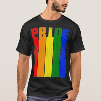 Lesbische Gay LGBTQ Monat Rainbow Flag Premium T-Shirt