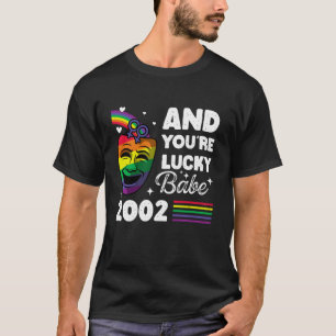 Lesbische Hochzeit 2002 Schwule Ehe LGBT Stolz T-Shirt