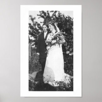 Lesbische Hochzeit Circa 1920 Poster