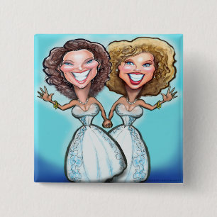 Lesbische Hochzeitstorte Button