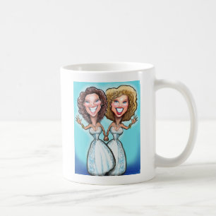 Lesbische Hochzeitstorte Kaffeetasse