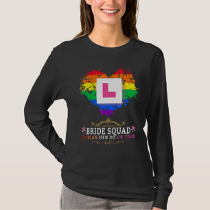 Lesbische Junggesellinnenabschieds-Outfits für Fra T-Shirt