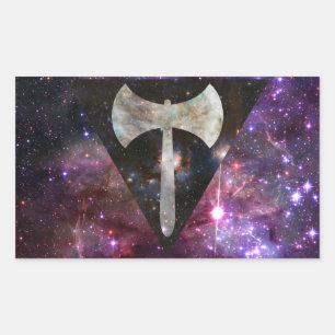 Lesbische Labore nebulaflagge Aufkleber