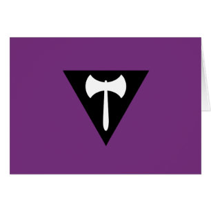 Lesbische Labrys-Pride-Flagge