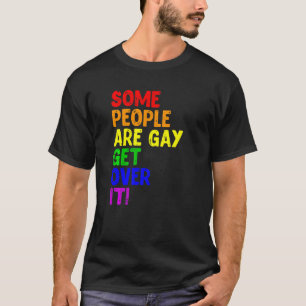 Lesbische Leib Einige Leute sind Gay Pride Rainbow T-Shirt