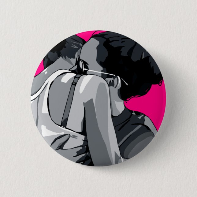 lesbische Liebe Button (Vorderseite)