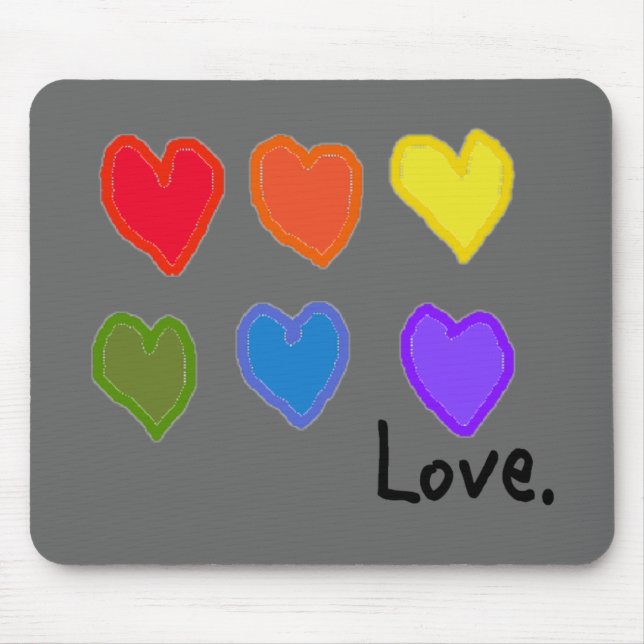Lesbische "Liebe " Mousepad (Vorne)