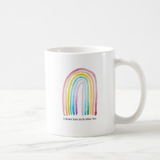Lesbische Liebe Rainbow Tasse