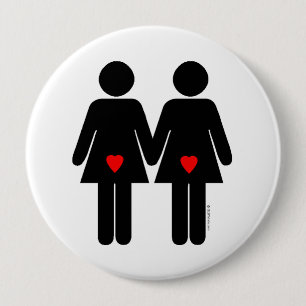 Lesbische Liebhaber Button