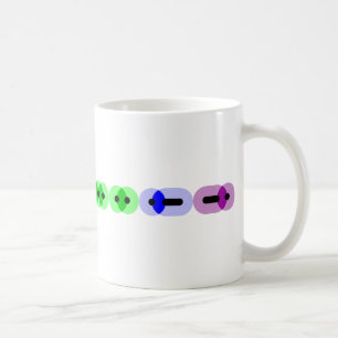 Lesbische Morsealphabet-Bar-Tasse Tasse