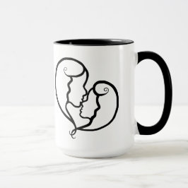 Lesbische Paar-Ikonen-Tasse Tasse