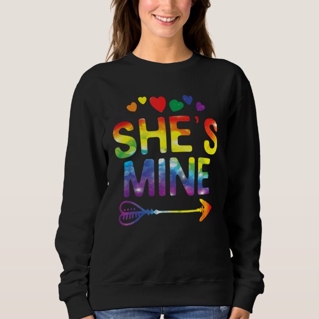 Lesbische Paare, die ich zum LGBT-Stolz führe Sweatshirt (Vorderseite)