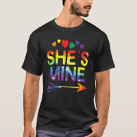Lesbische Paare, die ich zum LGBT-Stolz führe