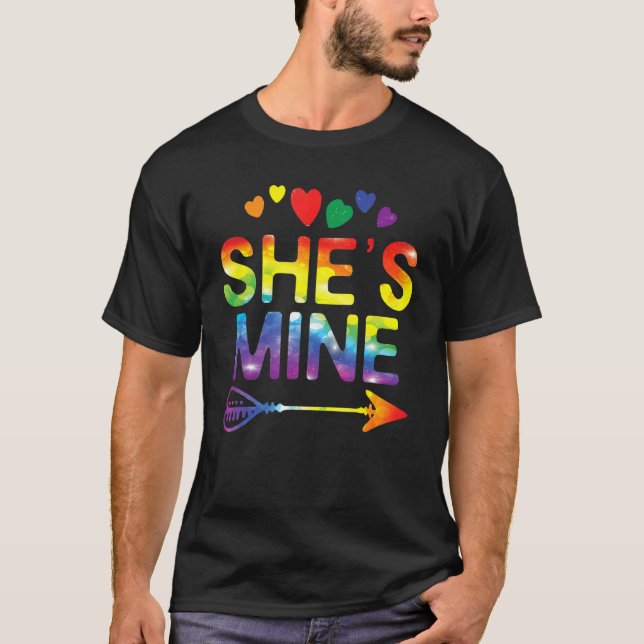 Lesbische Paare, die ich zum LGBT-Stolz führe T-Shirt (Vorderseite)