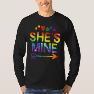 Lesbische Paare, die ich zum LGBT-Stolz führe T-Shirt