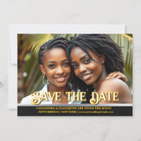 Lesbische Paare Hochzeitsankündigung Foto schwul