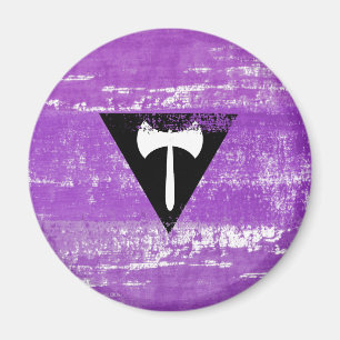 Lesbische Pride-Farbe (Labrys) Magnet