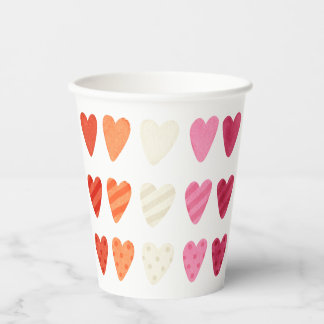 Lesbische Pride Flag Paper Cups Pappbecher