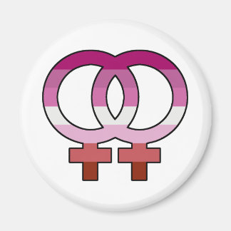 Lesbische Pride Flag Venus Symbol Magnet