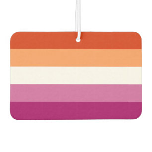 Lesbische Pride-Flagge (5 Streifen) Autolufterfrischer