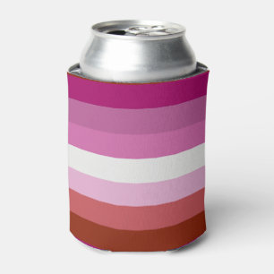 Lesbische Pride-Flagge Dosenkühler