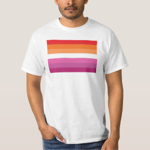 Lesbische Pride-Flagge T-Shirt