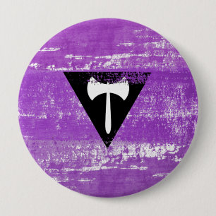 Lesbische Pride Paint (Labrys) Button