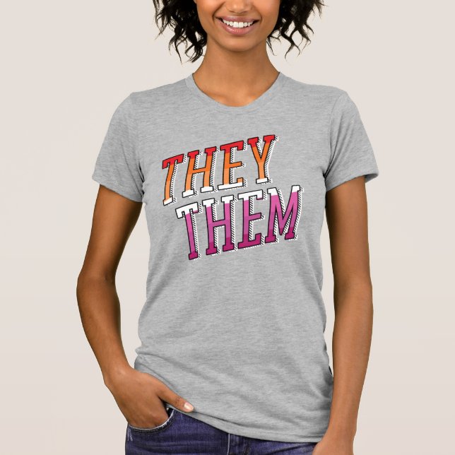 Lesbische Pronos sie T-Shirt (Vorderseite)